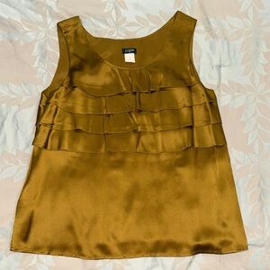 J. Crew Women's Bronze Sleeveless Blouse
